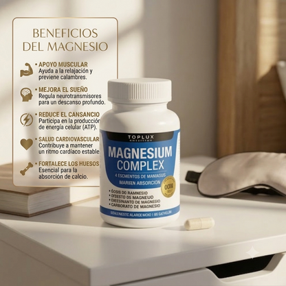 MAGNESIO ANTIEDAD COMPLEX 8  TOPLUX 600MG