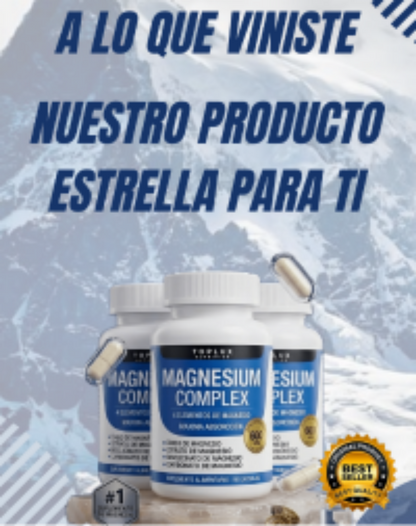 MAGNESIO ANTIEDAD COMPLEX 8  TOPLUX 600MG